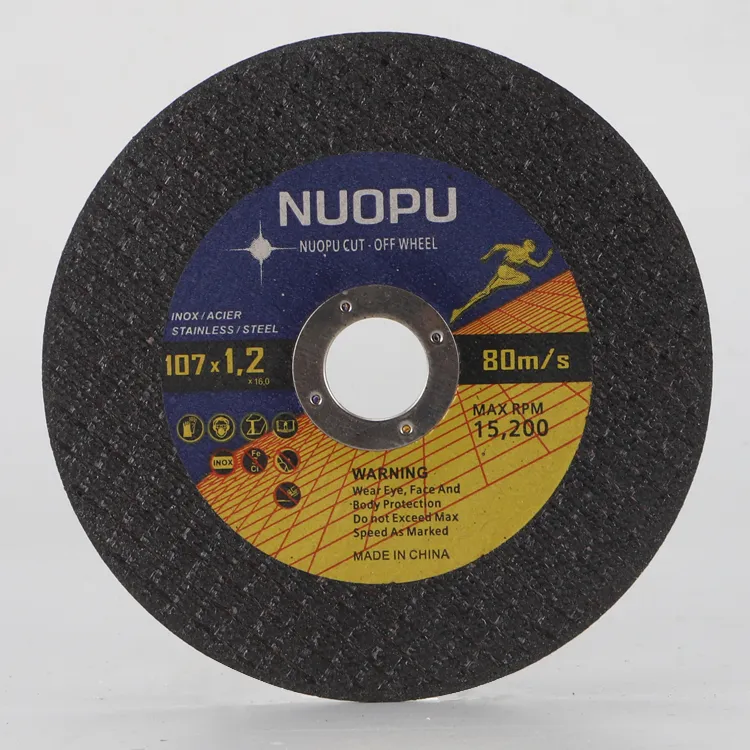 Disco da taglio da 4 pollici 107 * 1,2 mm per metallo