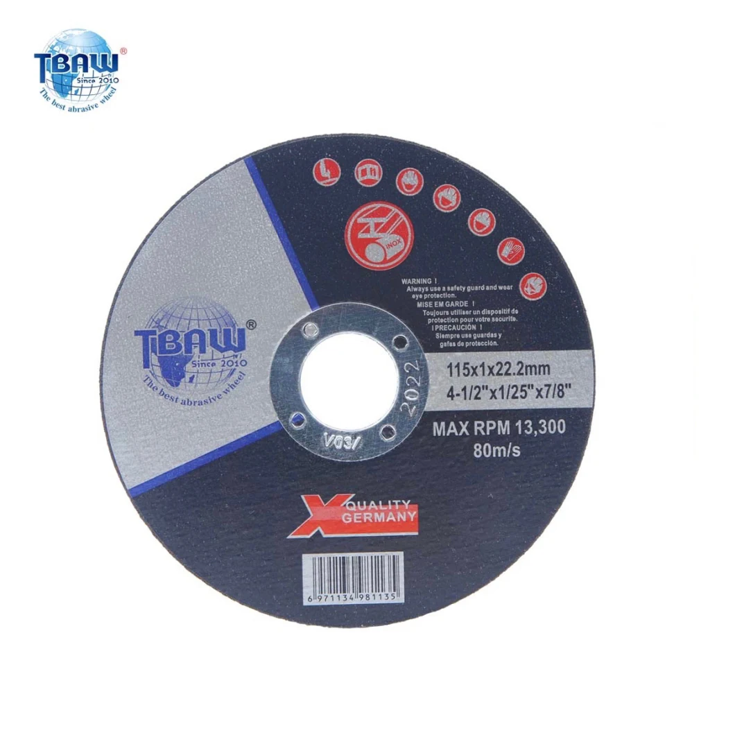 105X1X16mm Cutting Disc 4 Stainless Metal Cutting Disk 4 Inch Stainless Steel 1.2mm Tile Resin China Cutting Disc 105X1X16mm