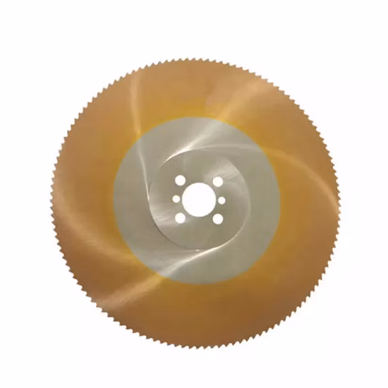Lama per sega circolare HSS da 14 pollici e 350 mm per il taglio di tubi in acciaio inossidabile con rivestimento in ossido nero