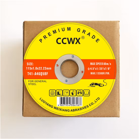 Dischi da taglio per metalli da 4,5 pollici Disco da taglio cinese da 1,2 mm